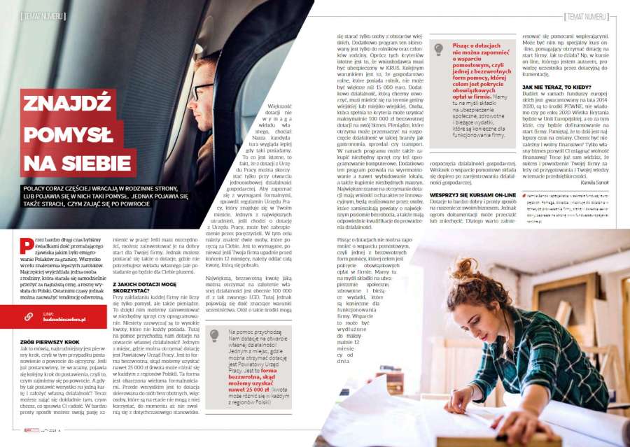 Przykład publikacji: czasopismo, magazyn